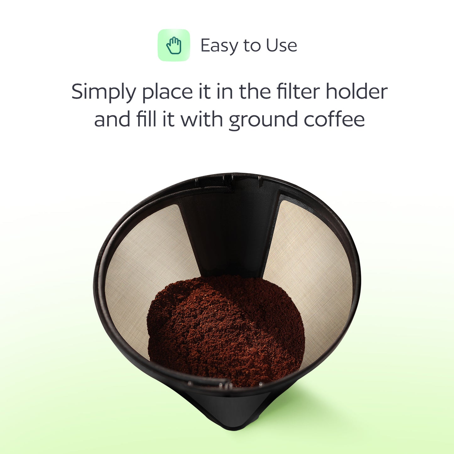 2 Reusable Cuisinart Cone Coffee Filters, Compatible with All 8-14 Cup Cuisinart Coffee Makers