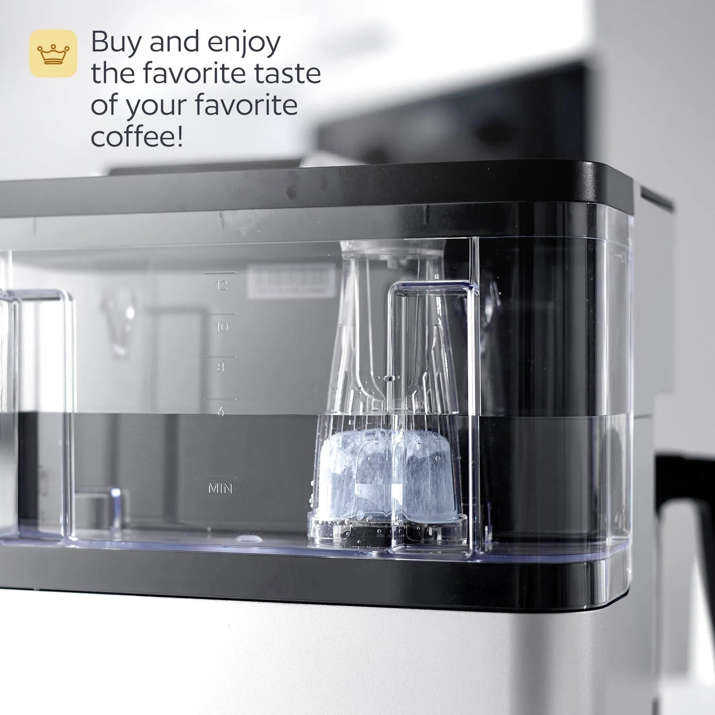 Keurig coffee maker reservoir with holder and water filter