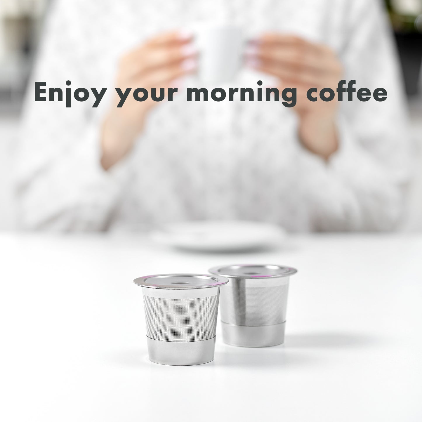 Stainless Steel Reusable K Cup for Keurig Coffee Makers - Universal Compatible Refillable Kcup Coffee Filter for all Keurig Brewers Family