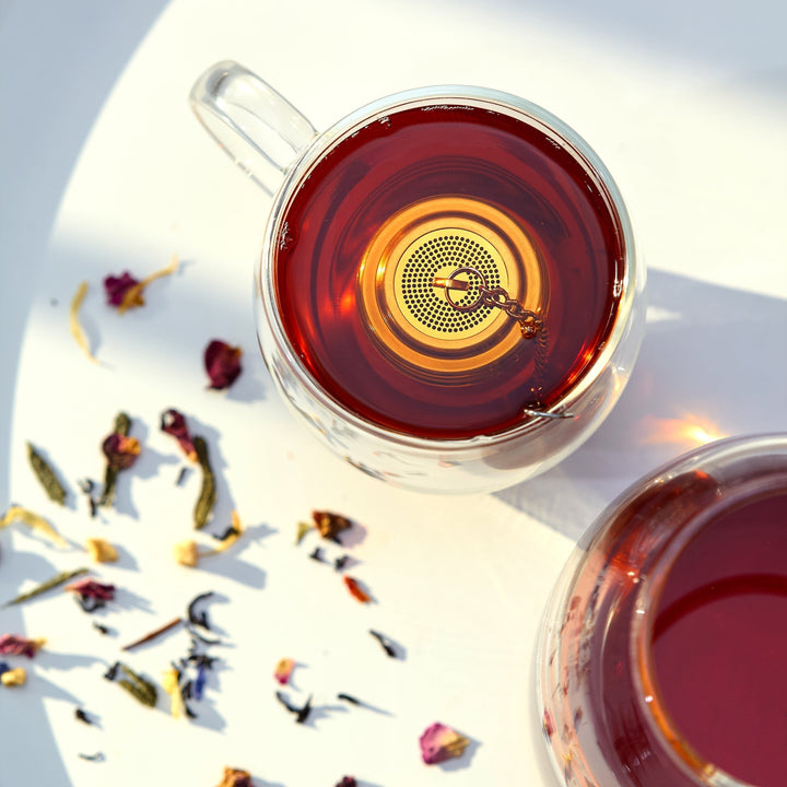 Chain Tea Infuser in a cup