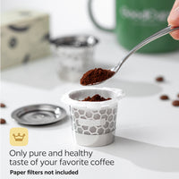 2-Pack 100% Stainless Steel Reusable K-Cups for Keurig Coffee Makers
