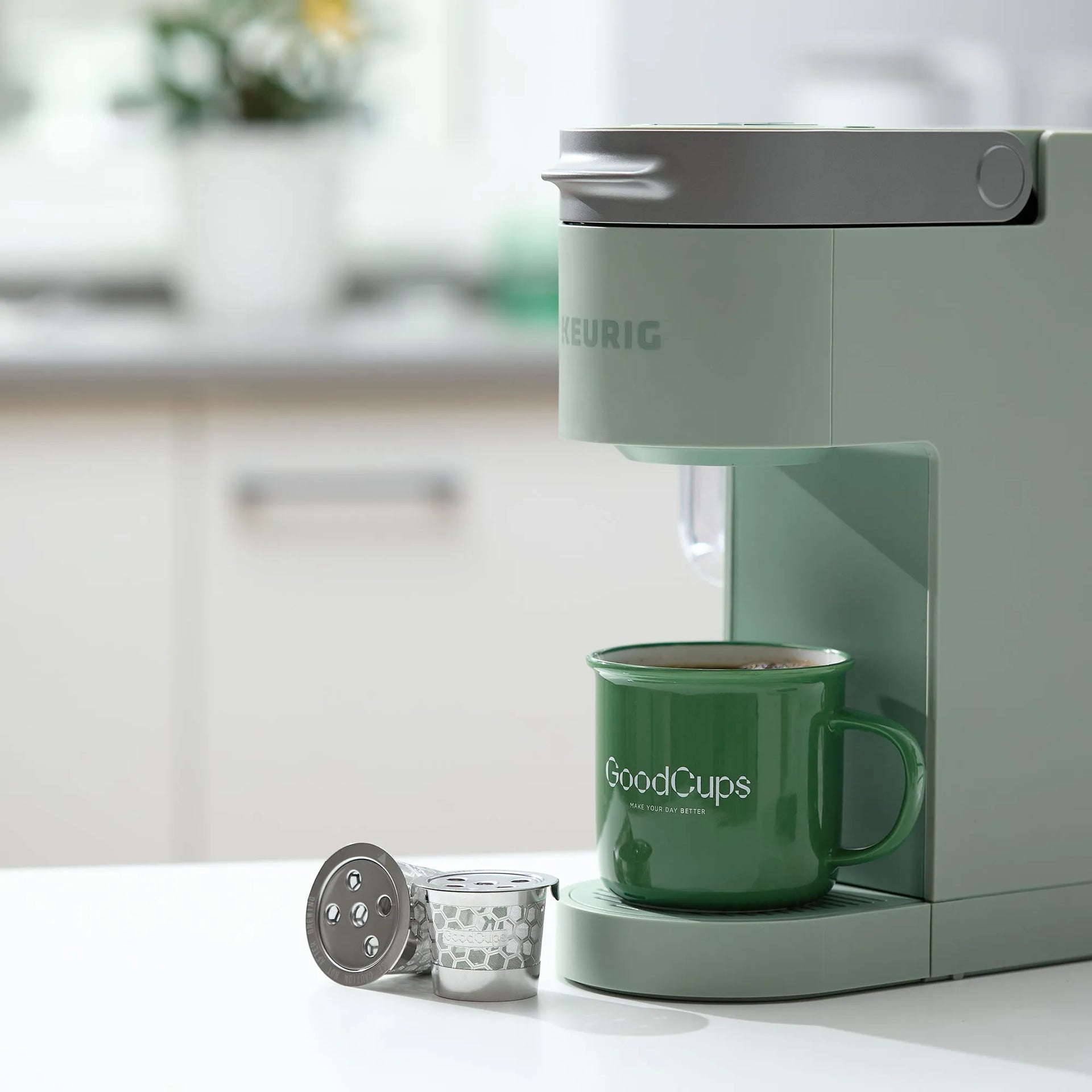 2-Pack 100% Stainless Steel Reusable K Cups for Keurig K Supreme / Plus / Slim | Multistream Technology