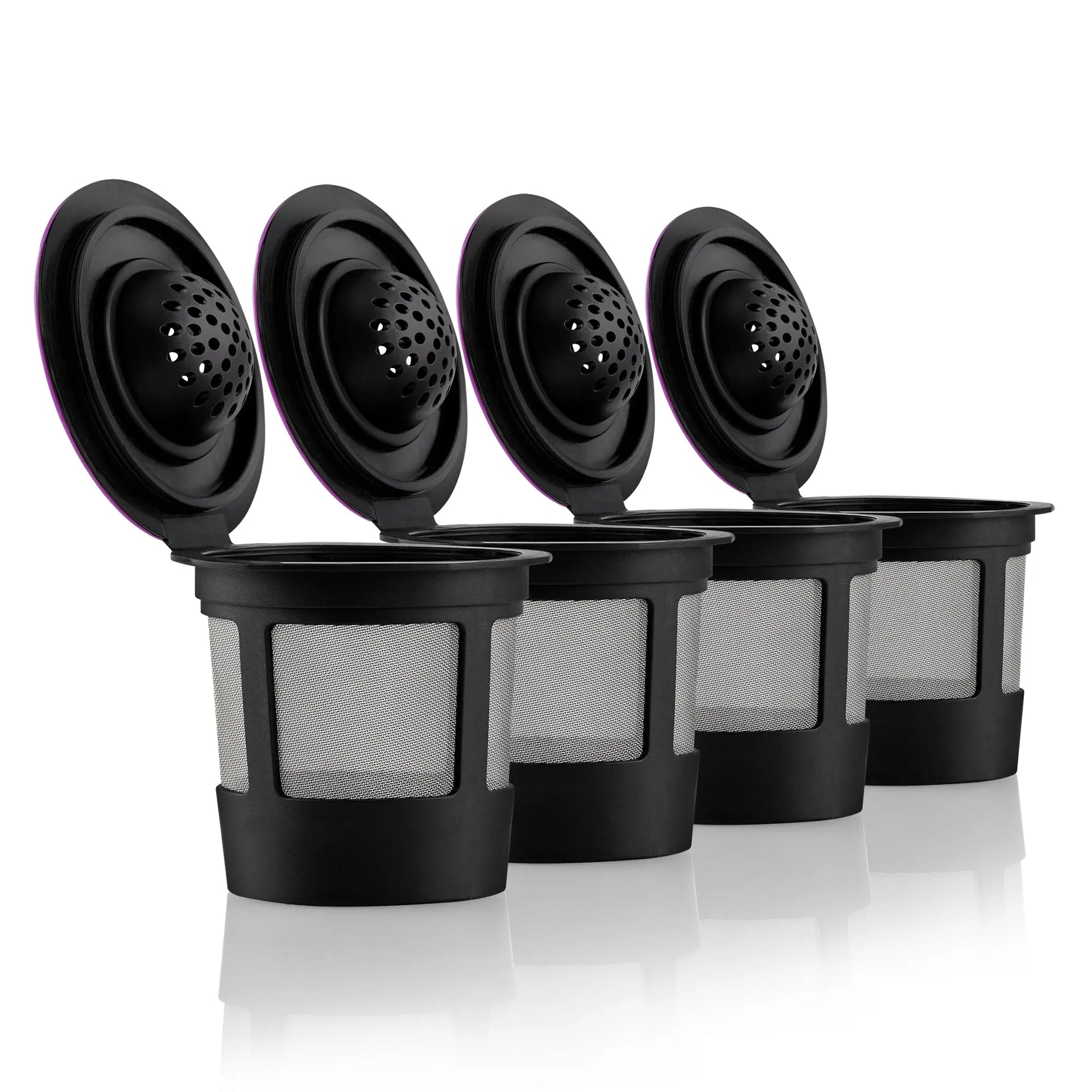 4-Pack Reusable K-Cups Coffee Filters for Keurig Coffee Makers