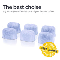 6 Water Filters for Keurig K-Mini, K-Slim, K-Duo, K-Supreme, K-Classic, K-Elite, K-Select, K-Cafe, K-Compact, K-Express - Universal Fit Replacement Water Filter for Keurig Coffee Makers