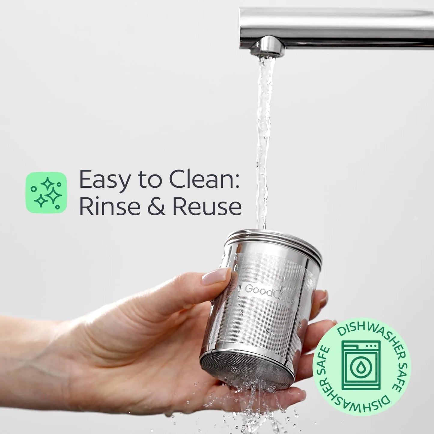 Stainless Steel Tea Infuser – Fine Mesh Loose Leaf Strainer with Lid & Chain | Medium