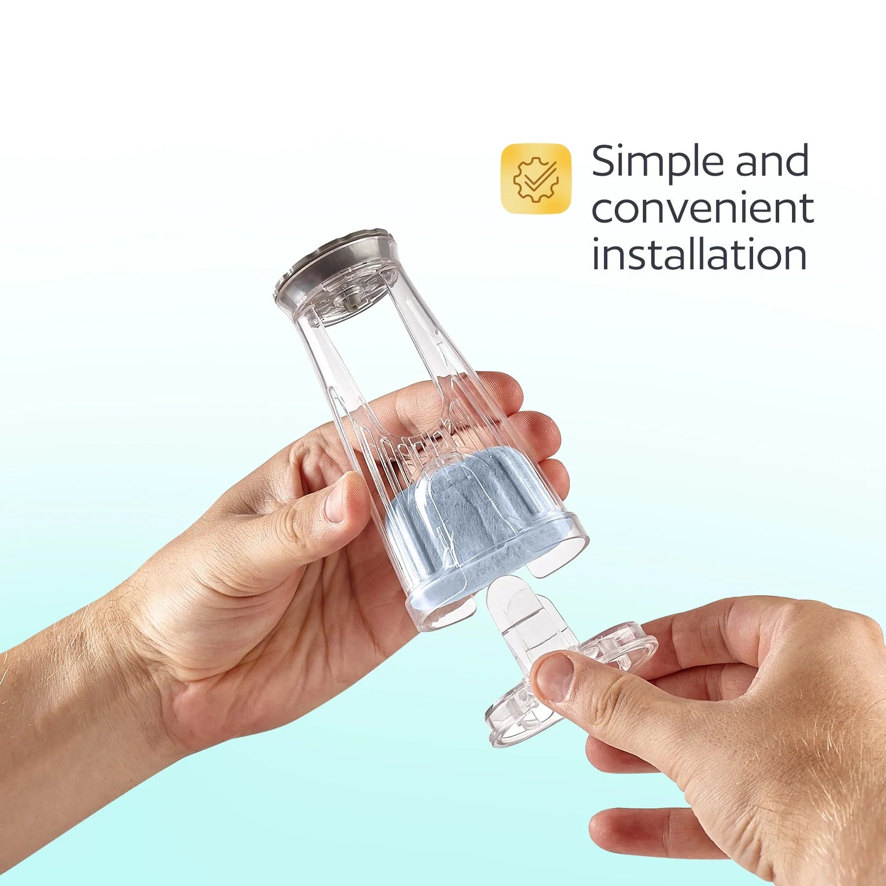 Keurig Water Filter Holder + 12 Charcoal Water Filters | Fits Keurig K-Compact, K-Duo, K-Duo Hot and Iced, K-Latte