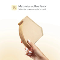 #4 Unbleached Cone Coffee Filters (200 Count) – Fits Cuisinart, Ninja & More