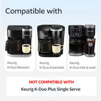 Reusable Keurig K Duo Coffee Filter for Keurig K-Duo, K-Duo Hot and Iced, K-Duo Essentials Brewers