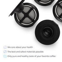 4 Reusable K-Cups for Keurig – Fits K-Express, K-Elite, K-Classic, K-Mini & More | GoodCups