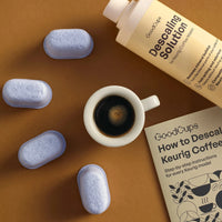 Descaler Kit for Keurig – 2 Bottles & 4 Water Filters | Universal Keurig Cleaner