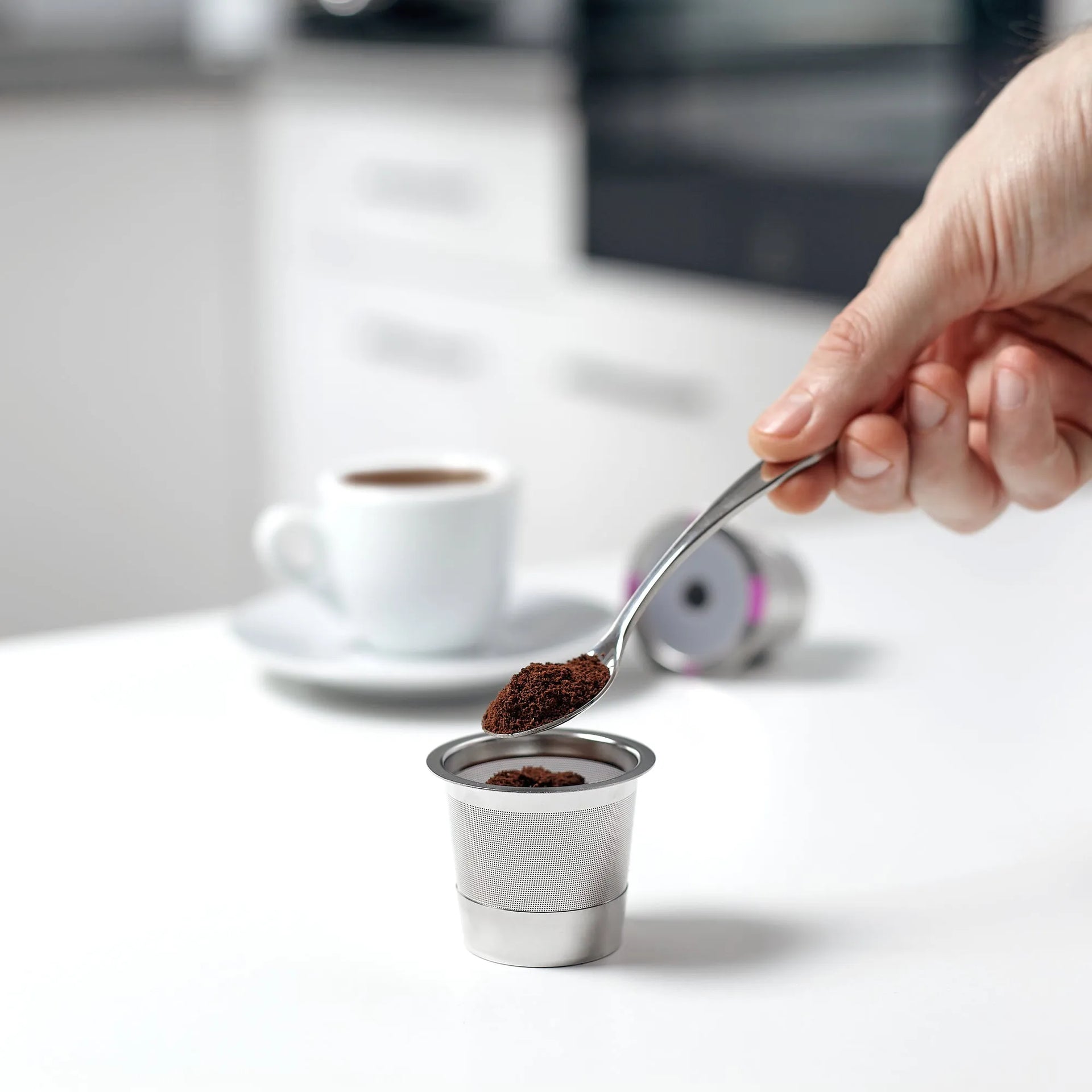 Stainless Steel Reusable K Cup for Keurig Coffee Makers - Universal Compatible Refillable Kcup Coffee Filter for all Keurig Brewers Family